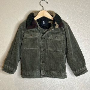 Art Class Olive Green Corduroy Jacket Size 4T